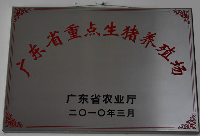 廣東省重點生豬養(yǎng)殖場